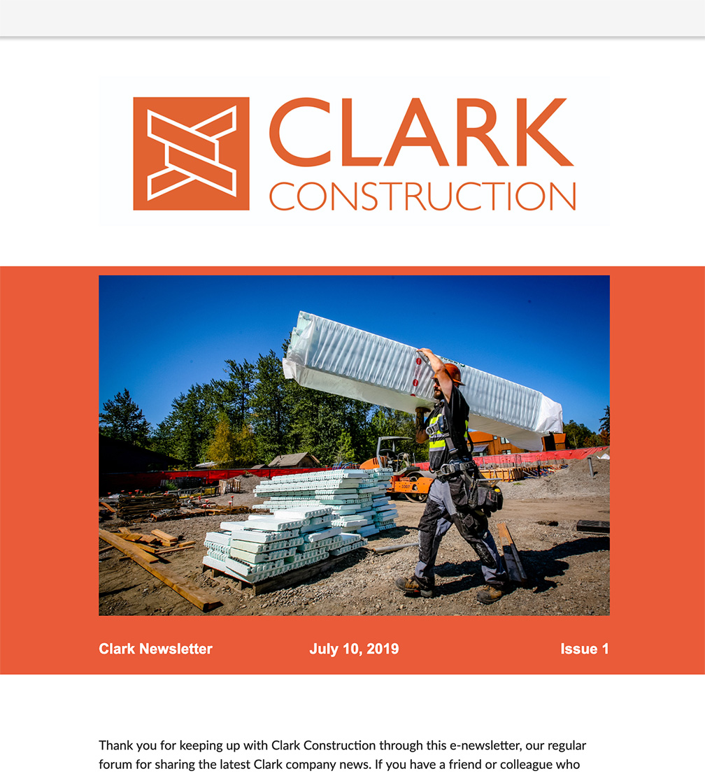 clarks construction company